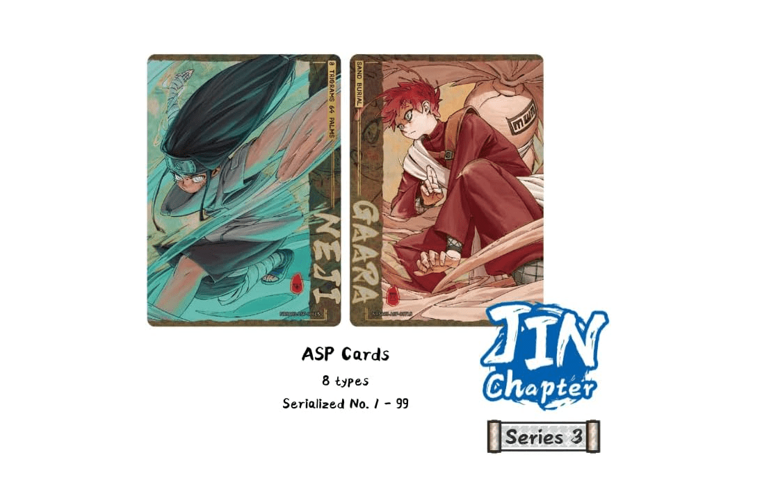 KAYOU Naruto Smriti Collectible Card Chapter Jin English Series 3