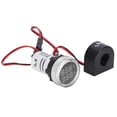 thumbnail image 1 of Indicateur Lumineux, Indicateur de Signal de Courant Universel, Indicateur de Signal de Tension AC Affichage LED Numérique Rond, Indicateur de Courant 0-100A, pour l'Industrie, 1 of 8