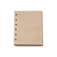 thumbnail image 2 of WREESH 80 Sheets Notebook Refill Inner A6 Paper Pages Vintage Retro Kraft Paper, 2 of 2