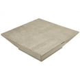 thumbnail image 3 of Gexpusm Farmhouse Coffee Table with Storage, Retro Square Wood Center Table for Living Room, Handcarved, Light Gray, 3 of 10