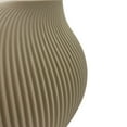 thumbnail image 5 of Bergamo Art 7 Inch Wide Modern Ceramic Vase for Flowers in Beige, 5 of 5