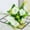D, variant on Clearance Sale!Artificial Roses Flowers 5 Forks 8 Heads Silk Bouquet Faux Flower Wedding Bridal Bouquet Home Decoration Accessories
