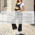 thumbnail image 3 of Tqcoqu Women's Denim Wide Leg Jumpsuit, Casual Loose Overalls with Frayed Hem & Adjustable Straps for Daily Outdoor Wear,Women's,Size S-XXL, 3 of 5