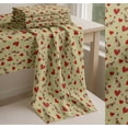 thumbnail image 6 of Soimoi Beige Cotton Cambric Fabric Bunny & Heart Printed Fabric 1 Yard 56 Inch Wide, 6 of 7