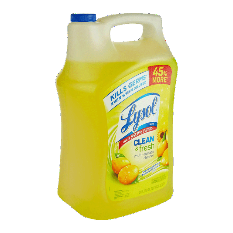 LYSOL 144-oz Lemon Disinfectant Liquid All-Purpose Cleaner in the  All-Purpose Cleaners department at