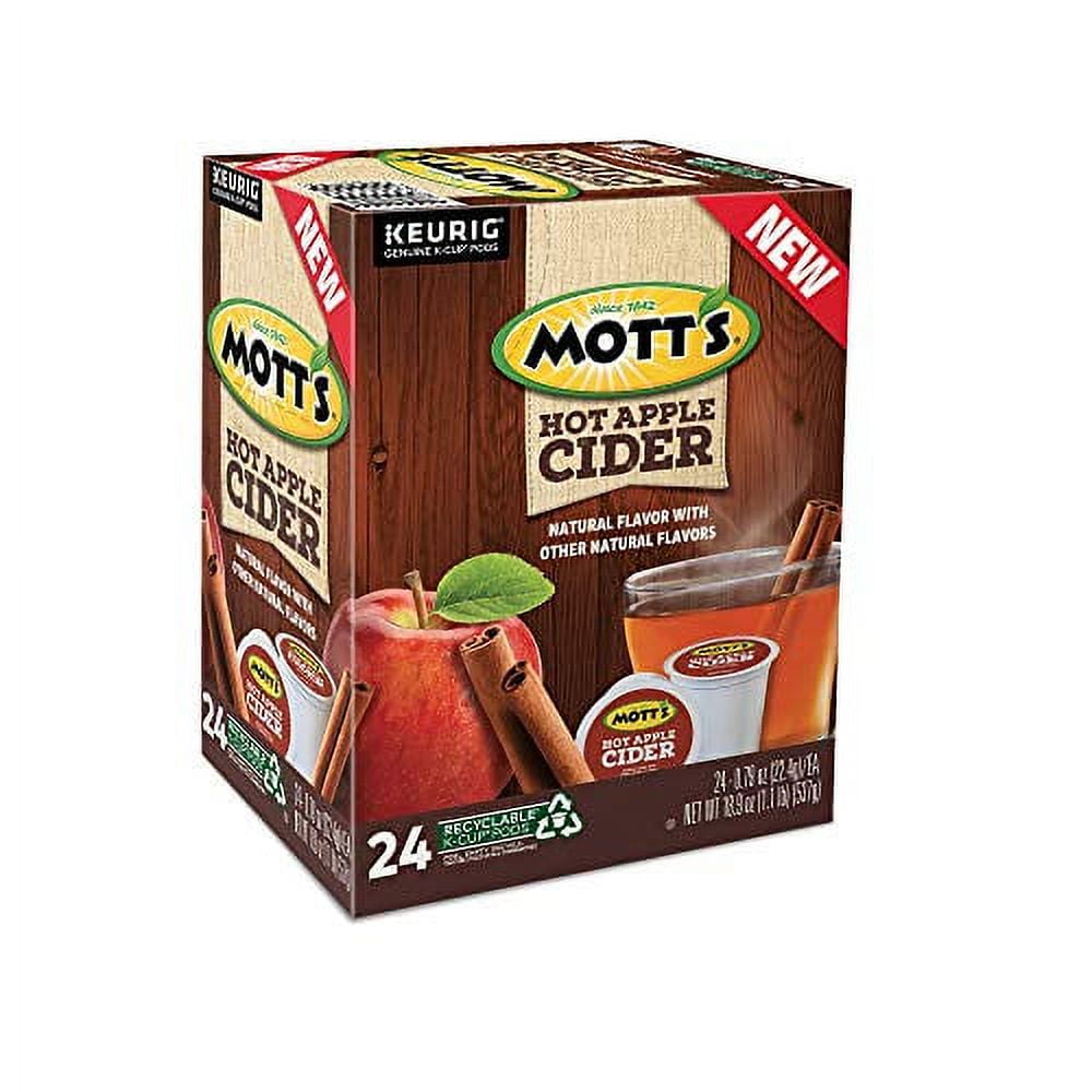 Motts Hot Apple Cider K Cups - Pack Of 2 Boxes - 48 K Cups Total - 24 K Cups Per Box - For Use In Keurig Coffee Makers