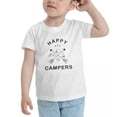 thumbnail image 3 of Happy Campers Camping Cute Toddler T Shirts for Boys Girls (White, Youth M), 3 of 5