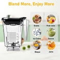 thumbnail image 4 of For Blendtec Wildside+ Jar- Four-Sided Replacement Blender Pitcher Cup - Compatible with Classic/Designer/Professional/Commercial Series Con, 4 of 7