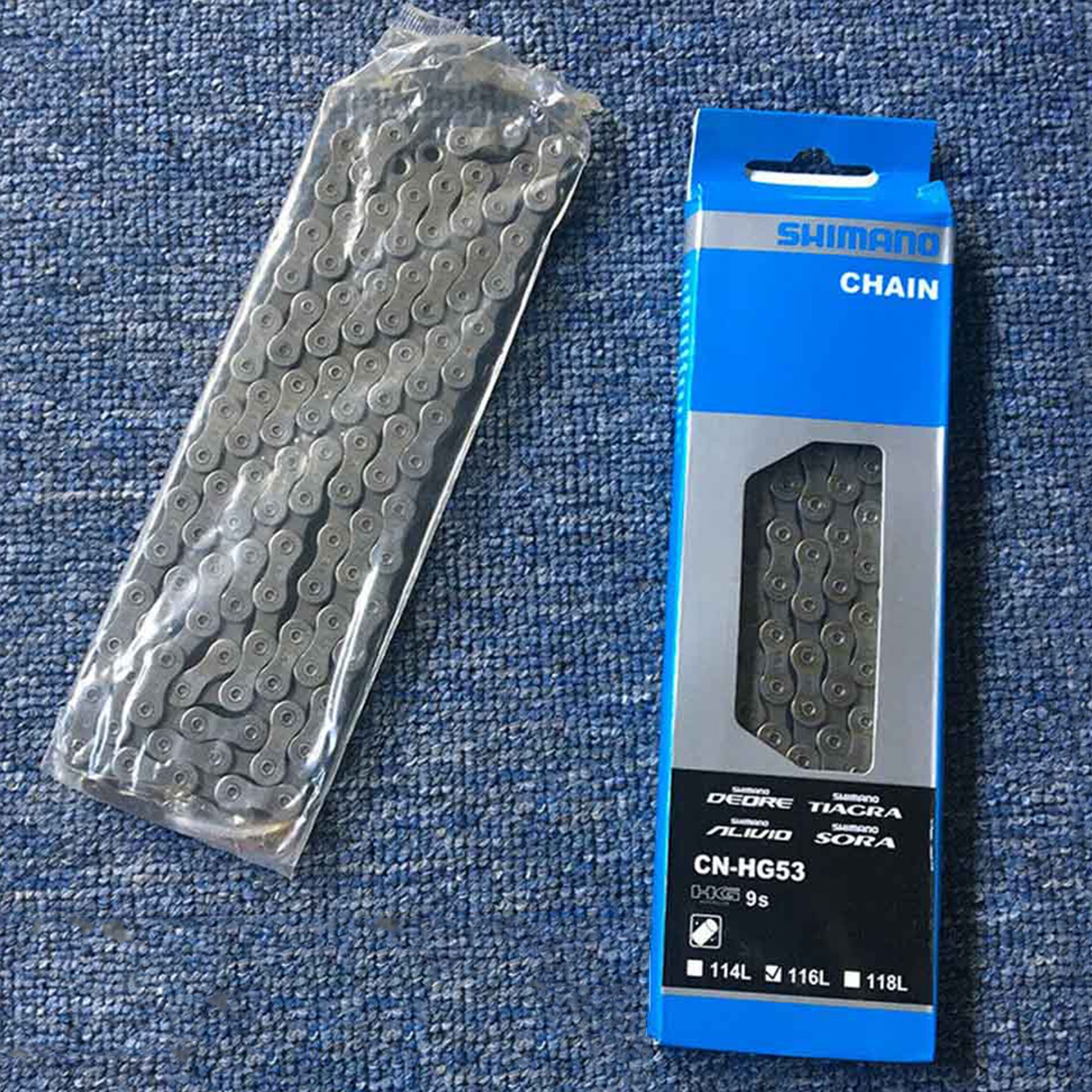 Shimano MTB Road Bike 6 7 8 9 10 11 12 Speed Chain HG40 53 54 95 601 701 901 M7100 M8100 116 126 Links Walmart
