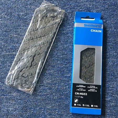 Shimano MTB Road Bike 6 7 8 9 10 11 12 Speed Chain HG40/53/54/95/601/701/901/M7100/M8100 116/126 Links