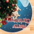 thumbnail image 5 of FMSHPON Snowman Xmas Christmas Tree Skirt Stand Mat for Holiday Party Decoration Indoor Outdoor 36 inches, 5 of 6