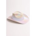thumbnail image 3 of Ragstock White Iridescent Cowboy Hat, 3 of 4