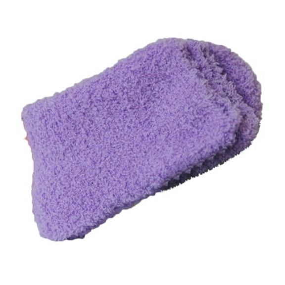 ZJXFGS Sock Slippers Womens Fuzzy Socks Footies Socks For Women Girlfriend Gifts Fluffy Socks Bride Gifts Cozy Socks Purple One Size