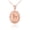 Rose, variant on 14k White Gold Filigree Oval Zodiac Sign Pendant Necklace Taurus (PENDANT ONLY)