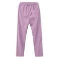 thumbnail image 5 of Juslio Women Pants Elastic Waist Corduroy with Pockets Casual Comfortable Straight Pants, 5 of 9
