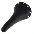 thumbnail image 1 of Rivet Pu Leather Fixed Gear MTB Fixie Bike Track Bicycle Cycling Saddle Seat, 1 of 7