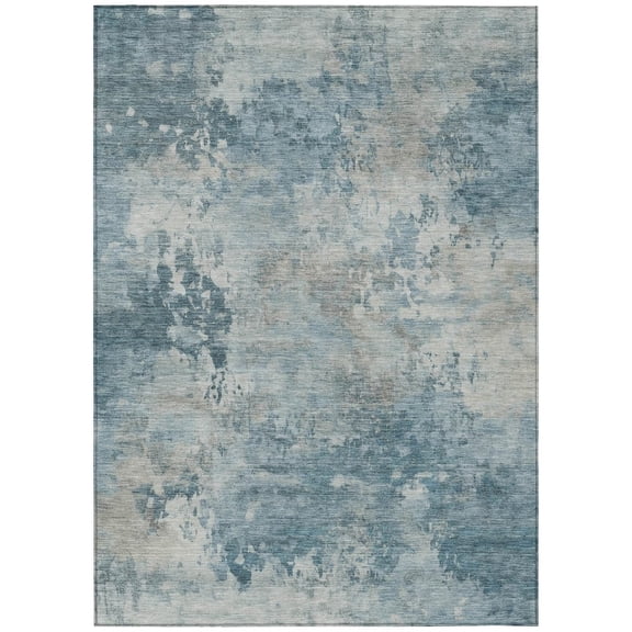 Dalyn Rugs Machine Washable Indoor/Outdoor Chantille ACN2073 Teal 2'6" x 3'10" Rug