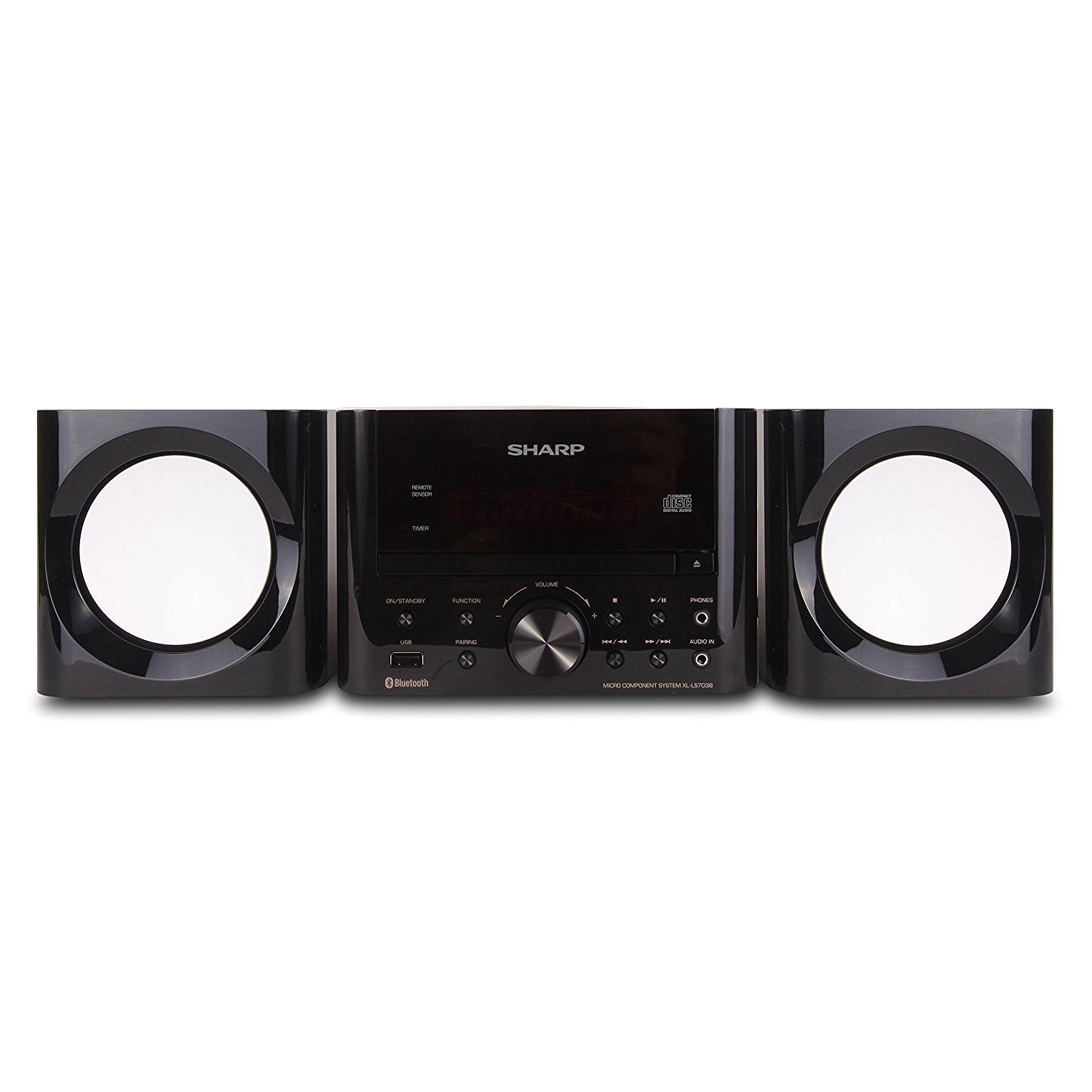 Sharp Bluetooth HiFi Home Audio Desktop Stereo Sound System Cd Player