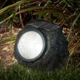 thumbnail image 2 of Set con 2 jardines solares con luz LED blanca de 12 cm de alto,, 2 of 5