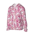 thumbnail image 2 of Xecao Cute Rabbit for Sun Shirt-A lightweight, hoodie-style long-sleeve UV protection garment designed for other outdoor activities., 2 of 9