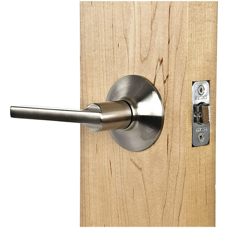 Schlage Latitude Matte Black Entry Lever Grade 1 1-3/4 in. Schlage Latitude Matte Black Entry Lever Grade 1 1-3/4 in.