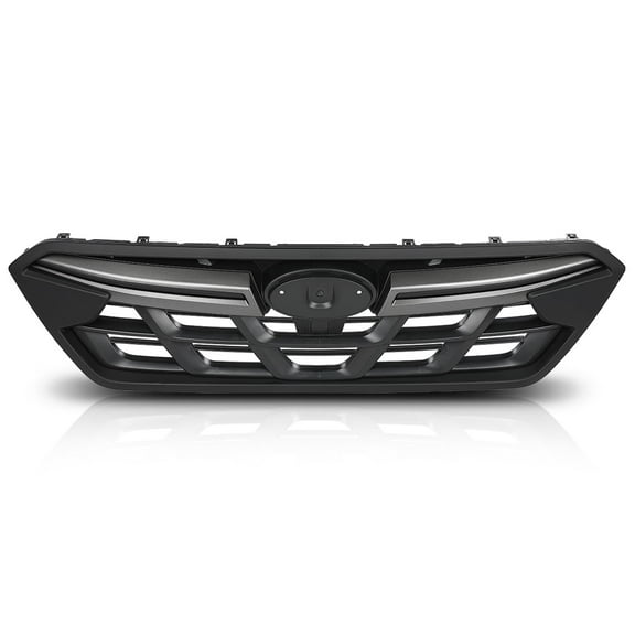 Front Grille Grill Gray Grey & Black Trim Fit For 2021-2023 SUBARU Crosstrek