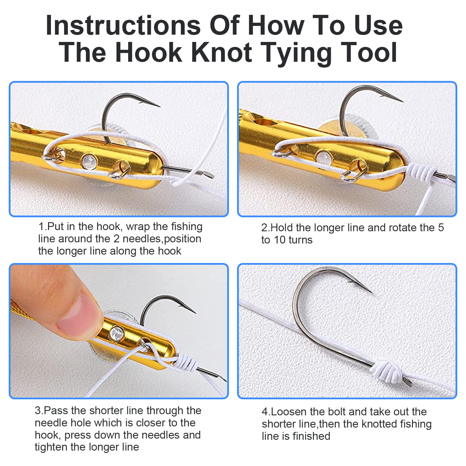 Details about   Practical Knot Line Tying Knotting Tool Manual Portable Fast Fishing Supplies US 
