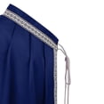 thumbnail image 4 of LEKWK Mens Medieval Half Shoulder Cape Renaissance Cloak with Embroidered Trim Lightweight Classic Halloween Costume Gothic Wizard Cosplay, 4 of 4