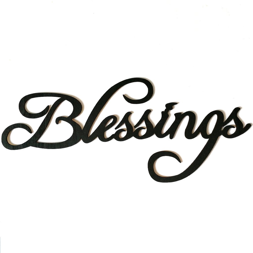 Family Memories Blessings Letter Wooden Wall Sticker Wood