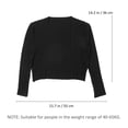 thumbnail image 2 of unbranded Cardigan Shrugs Negro Transpirable Y De Manga Larga Para Complementar Y Eventos, 2 of 7