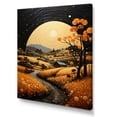 thumbnail image 2 of Designart "Farm Golden Harvest Painting VIII" Landscape & Nature Wall Art Living Room, 2 of 5
