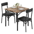 thumbnail image 2 of Yeshouse Dining Table Set for 2 with Upholstered Chairs, Kitchen Table and Chairs for 2, 3 Piece Dining Room Table Set, for Small Space, Apartment, Studio, 2 of 8