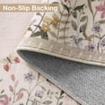 thumbnail image 5 of Wonnitar 2x6 Floral Runner Rug for Hallways, Beige Washable Kitchen Runner Rugs, Soft Low Pile Runner for Laundry Bedside, 5 of 9