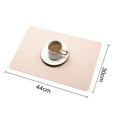thumbnail image 2 of TNOBHG Roll-up Placemats Table Placemat Double-sided Anti-scald Easy to Clean Heat Insulation Oil Proof Table Mat for Home Minimal Space Placemats, 2 of 8