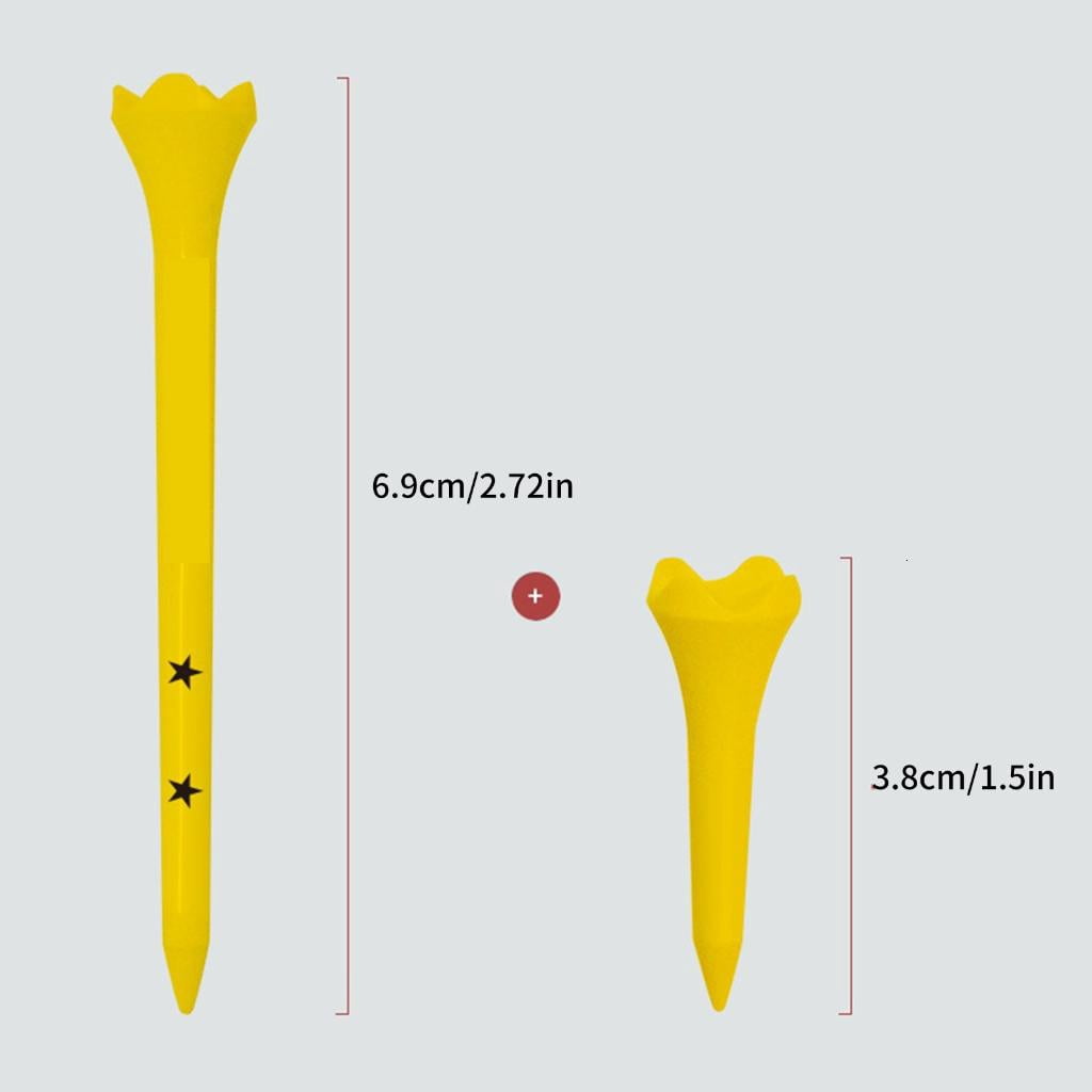 Yihuala 50Pcs Golfs Tees Replacement Golfs Balls Stand Unbreakable Long Short Golfs Training Practice Tees for Women