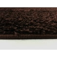 thumbnail image 2 of New Shaggy Collection Solid Color Shag Rug Different Color Options Available (Brown, 5'x7'), 2 of 3