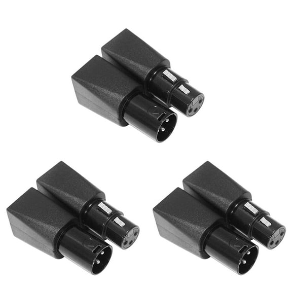 to RJ45 Connector RJ45 Ethernet to 3 Pin XLR Female & Male Adapter Sets (3PIN 3Pair)