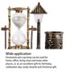 thumbnail image 5 of Moyic Home Office Desktop Night Lamp Bedroom Multifunctional Accessory Hour Lighting Pen Light Decoration Holder Glass Iluminación y accesorios Latón Moyic HA027012-01, 5 of 6