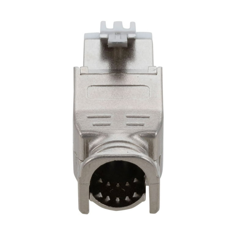 CAT6A RJ45 Shielded Toolless Plug with metal batch, 30 pack