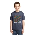 thumbnail image 2 of Wild Bobby 1 2 3 4 100 Days of School Colorful Counting, 100 Days of School 2024 2025 Design for Kids Youth Boys Girls School Unisex Boys Girls Graphic Youth T-Shirt, 2 of 6