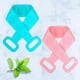 thumbnail image 4 of Silicone Bath Body Brush Exfoliating Back Scrubber Double Side Brushes 2 Pack 70cm, 4 of 5