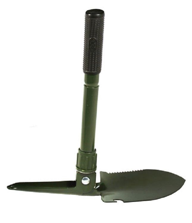 (2) Folding Military Style Camping Backpack Shovel Pick Trenching Tool Survival