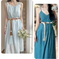 thumbnail image 3 of YooGuoGuo Women's Braided Knotted Waist Belt, Trendy Bohemian Style Waist Belt Decorative Tassel Dress Belt for Women Girls, 3 of 6