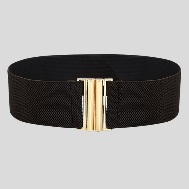 Ceinture Mode Femme Ceintures Larges Femmes Ceinture Élastique Grand Boucle Taille Robe Ceinture Extensible