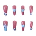 thumbnail image 2 of Blue Flame Nail Art Patch Fake Nails, 2 of 4