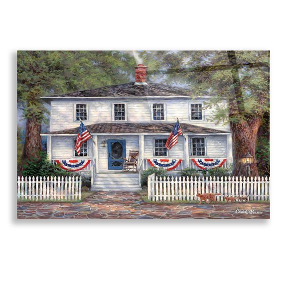 Epic Art 'American Roots' by Chuck Pinson, Acrylic Glass Wall Art, 24"x16"