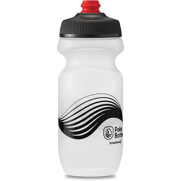 Polar Bottle 341315 Breakaway Bottle, Wave First & Charcoal 24 oz