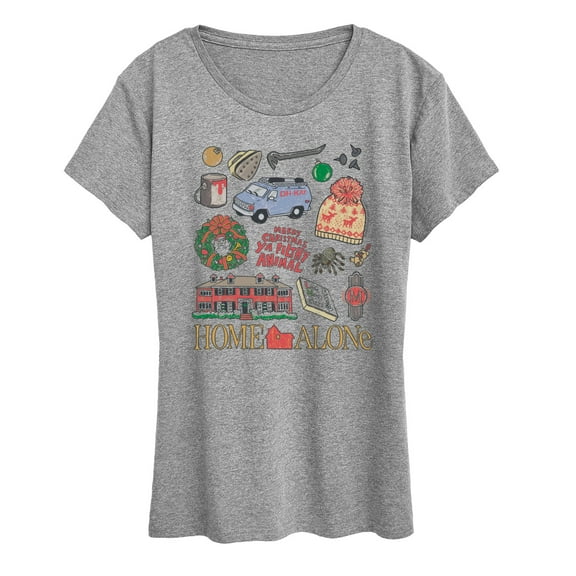 Home Alone - Ha Icon Grid - Women's Short Sleeve Graphic T-Shirt