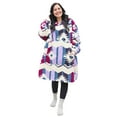 thumbnail image 5 of Catalonia Southwest Oversized Wearable Blanket Hoodie Sweatshirt, Comfortable Sherpa Lounging Pullover for Adults Men Women Wife Girlfriend, Gift for Her, 5 of 8