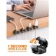 thumbnail image 2 of Organizador de cables Cheila, paquete de 8, organizador de cables con doble resorte, 2 of 9